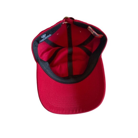 Indiana University Adjustable Red Baseball Cap Collegiate Licensed - Picture 4 of 7